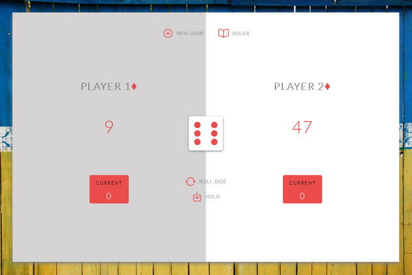 Jeu web - Dice Game